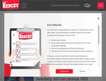 Tablet Screenshot of dorzeczy.pl